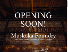 Tablet Screenshot of muskokafoundry.com